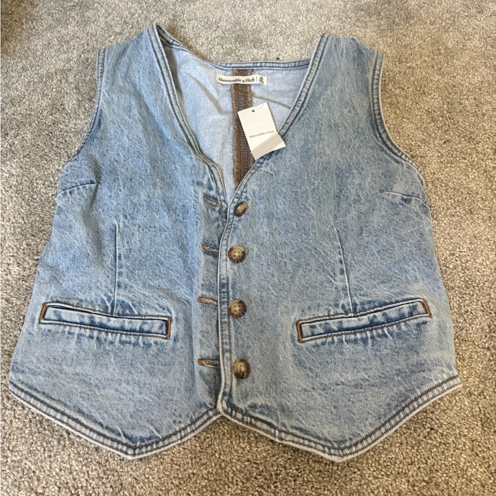 Abercrombie Jean vest